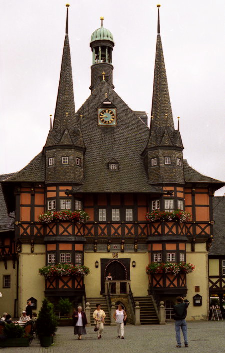 Historisches Rathaus von Wernogerode im Harz